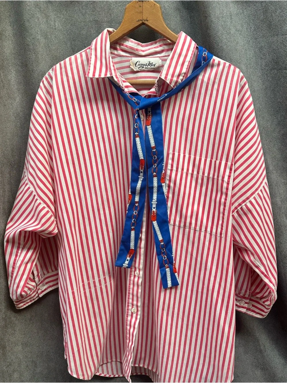 Vintage equestrian twilly scarf